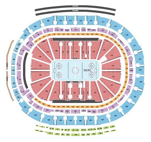 Little Caesars Arena Chicago Seating Chart